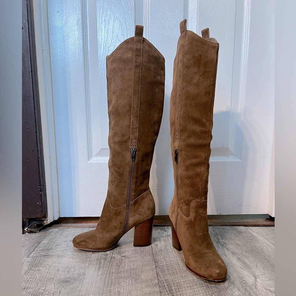 Via Spiga suede tall boots — worn only once